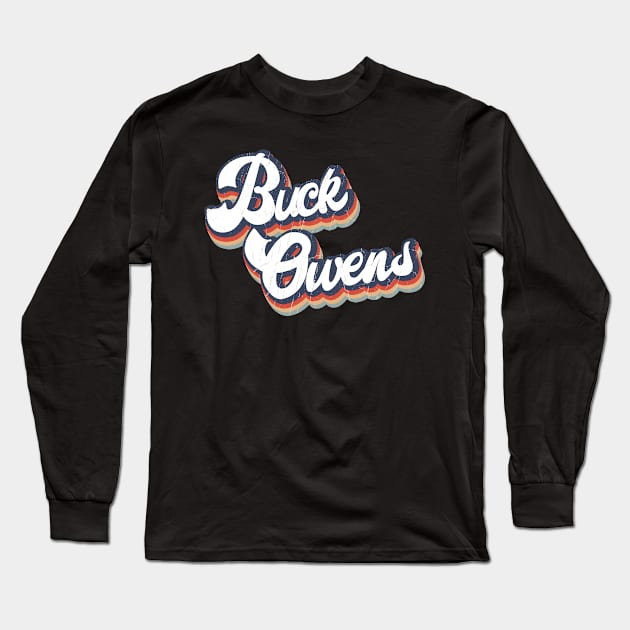 KakeanKerjoOffisial VintageColor Buck Owens Long Sleeve T-Shirt by KakeanKerjoOffisial